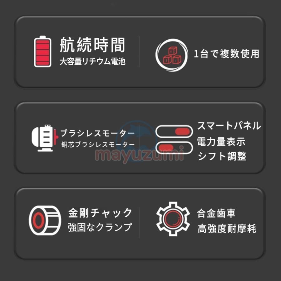 充電式インパクトレンチ