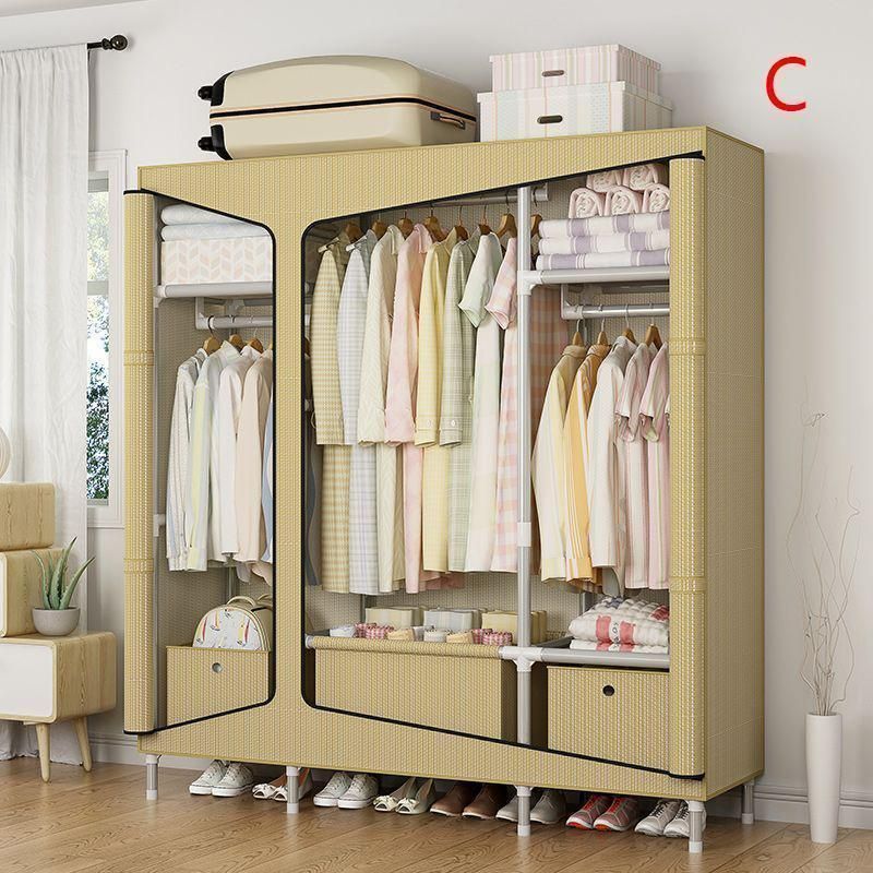 ワードローブカバー付き ワードローブクローゼット 不織布カバー