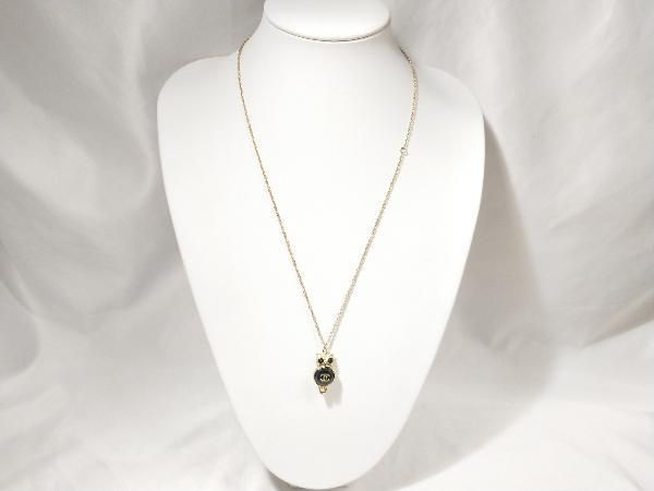 注目の CHANEL シャネル 60㎝フクロウ 梟 モチーフ A18C ネックレス ネックレス、ペンダント、チョーカー