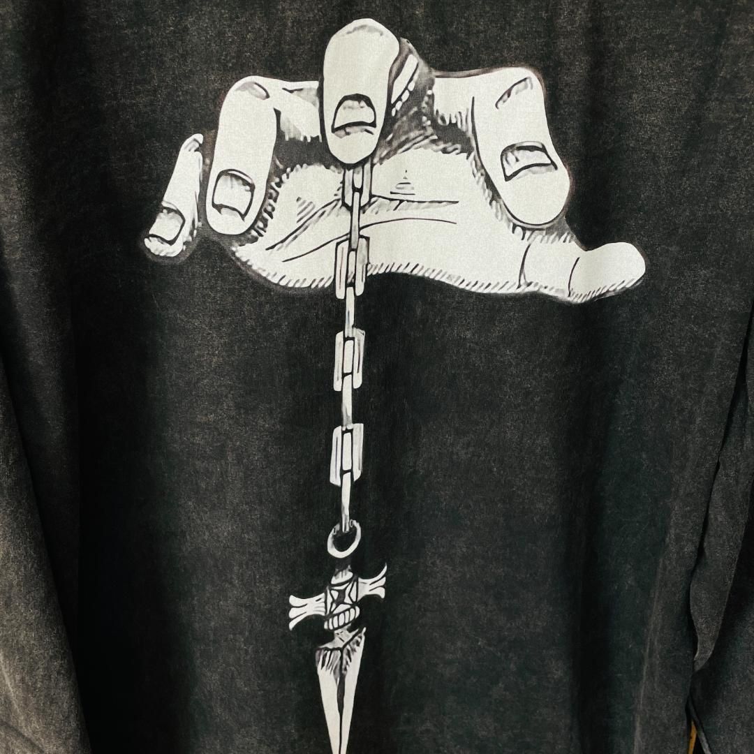 クラピカ メンズ リプリント ロンT 長袖 秋 冬 L XL 漫画 アニメ