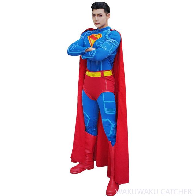 コスプレ スーツ スーパーマン ハロウィン コスチューム 全身