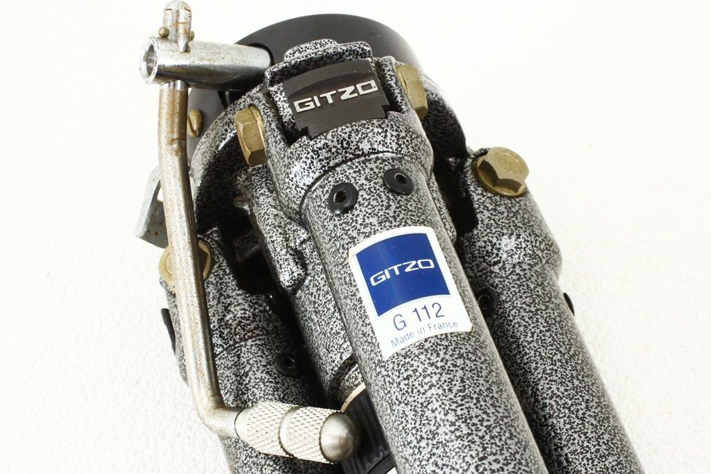 GITZO 雲台 フランス製 360度目盛 極上品 GITZO ジッツオ フランス G112 3段三脚 雲台付き 【公式通販】