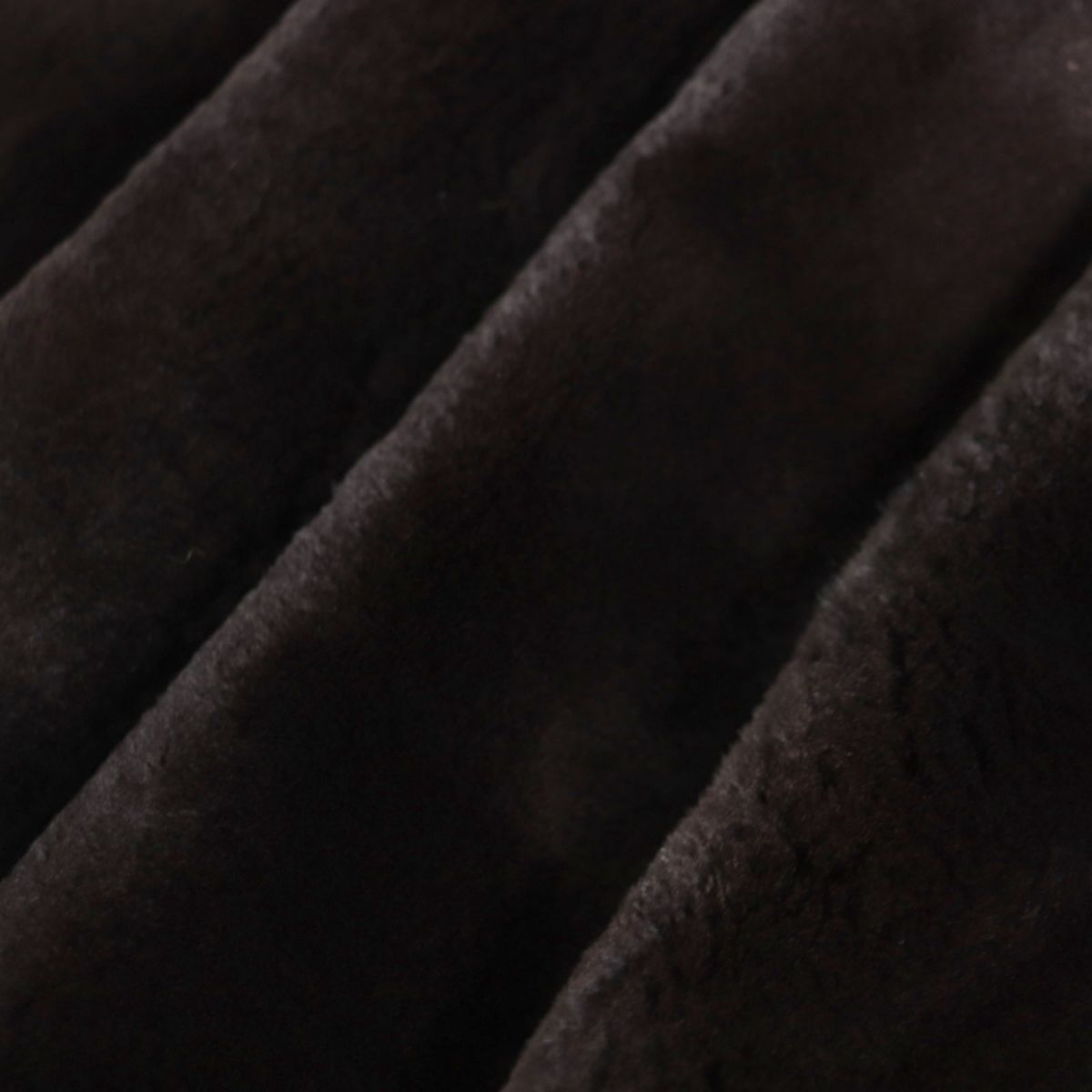 極美品▼SAGA MINK サガシェアードミンク 裏地ペイズリー柄 本毛皮コート ダークブラウン(ブラックに近い) F 毛質柔らか◎