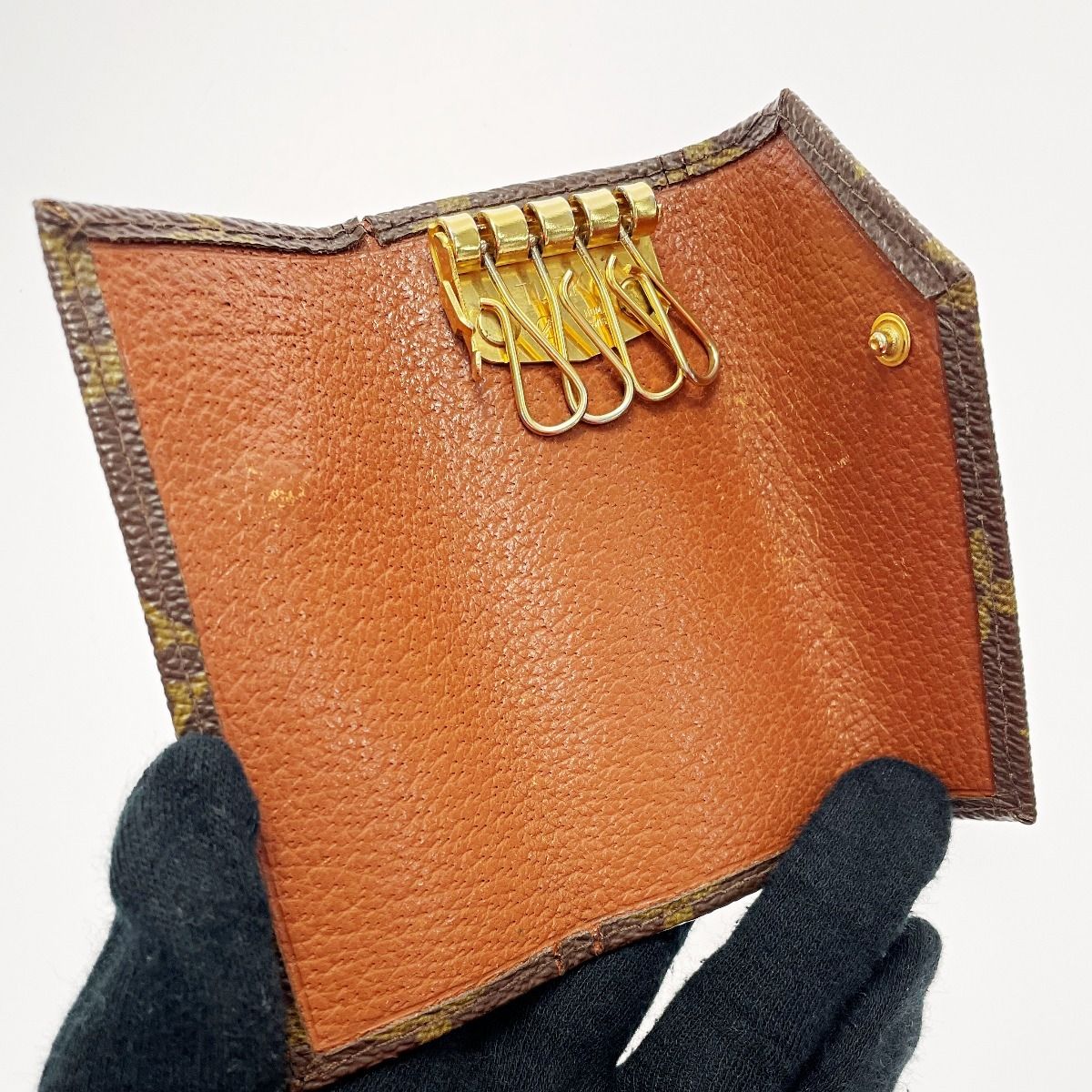 【未使用保管品】ルイヴィトン*4連キーケース モノグラム ゴールド金具 LOUIS VUITTON ルイヴィトン ミュルティクレ4(旧型) モノグラム