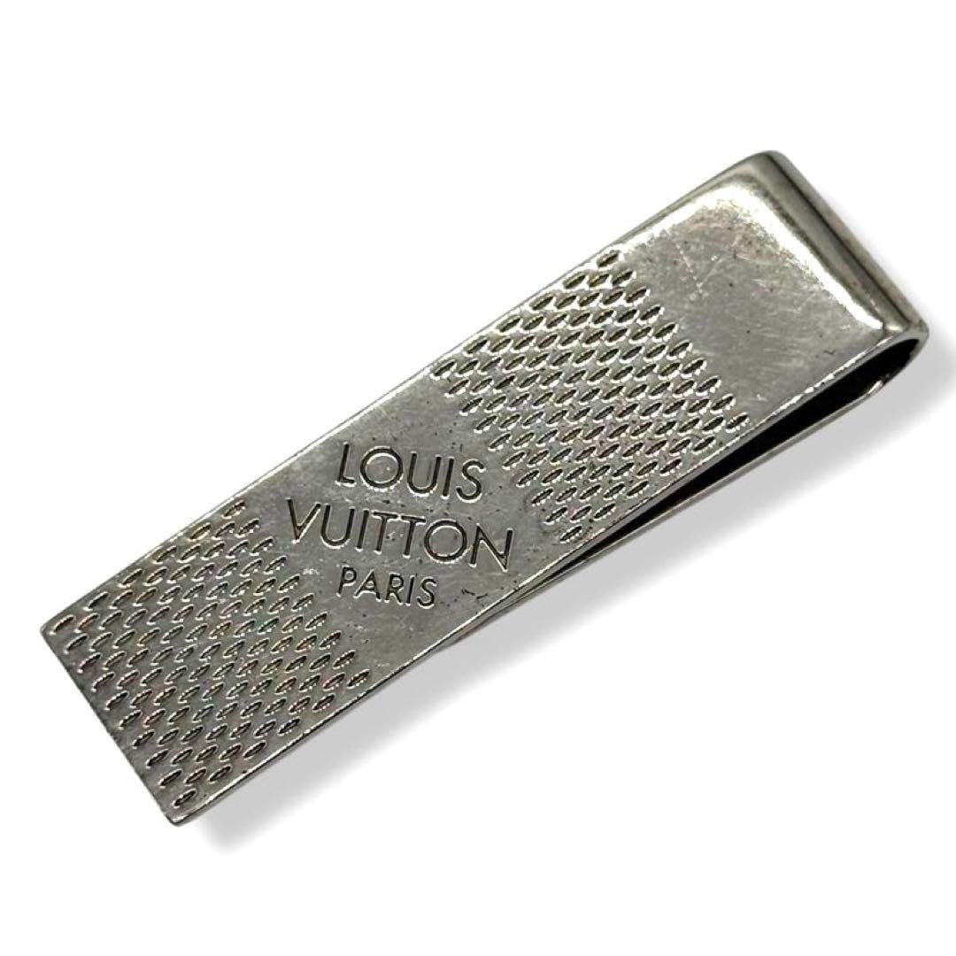 ルイヴィトン マネークリップ ビルクリップ ダミエ ユニセックス シルバーda3