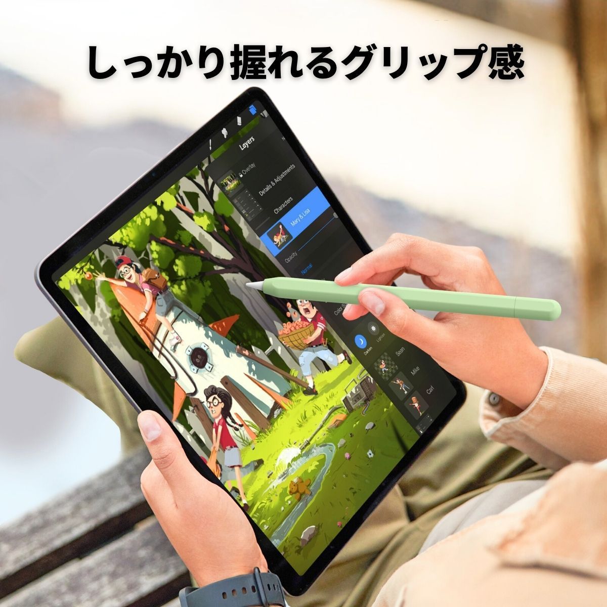 純正Apple Pencil USB-C 箱付き カバーに傷あり 【公式通販】