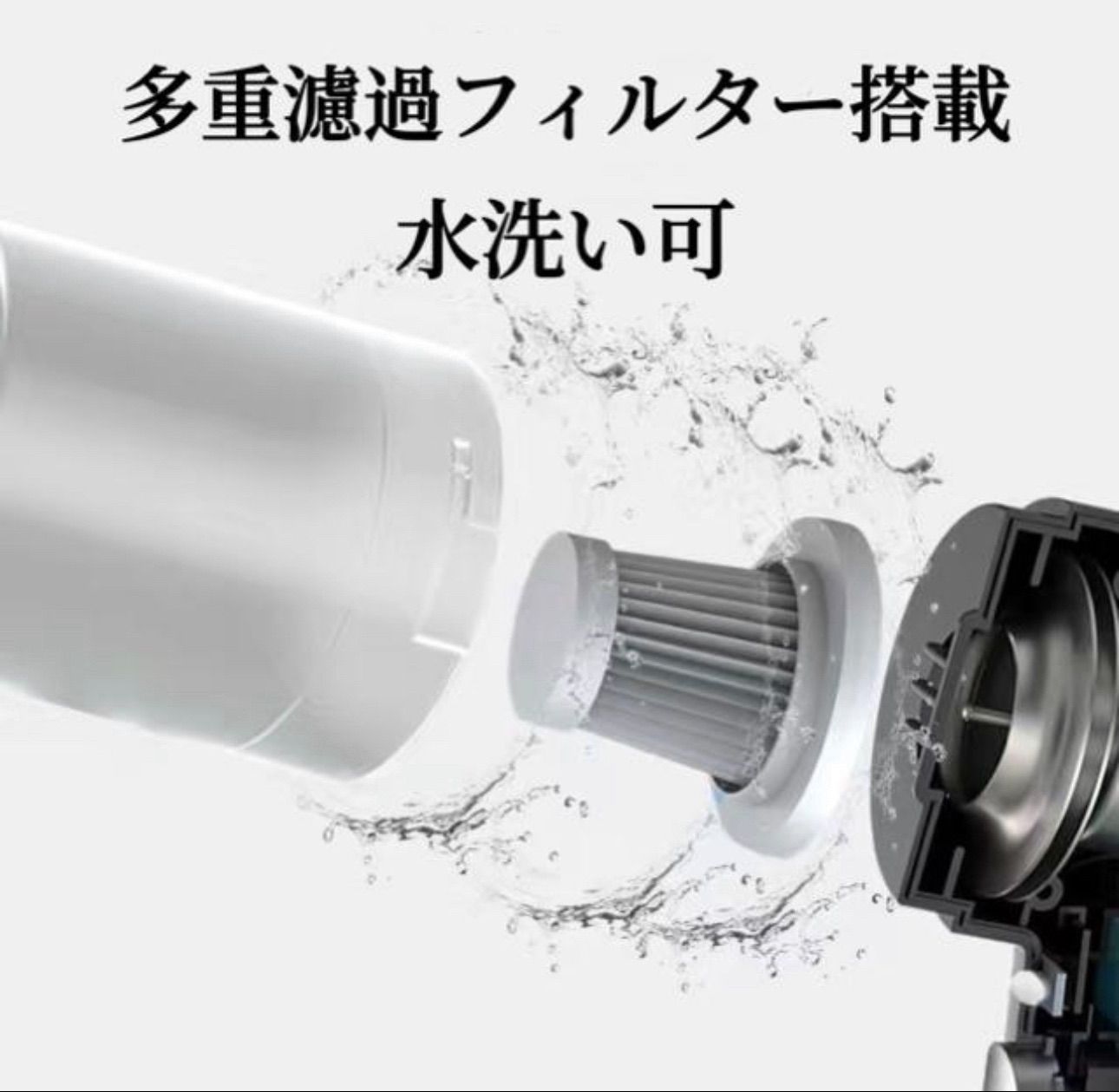TOYOTA車専用 車用掃除機 車載掃除機 ハンディクリーナー 多機能掃除機 