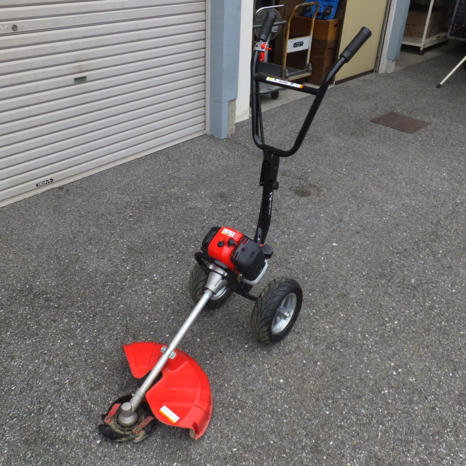 岐阜発 丸山製作所 MARUYAMA 手押し式草刈機 速刈り君Jr. K-28T コメリオリジナル