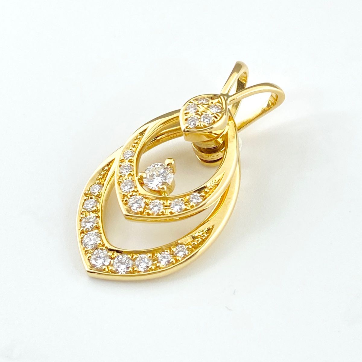 ウォルサム WALTHAM メレダイヤ ペンダントトップ YG イエローゴールド