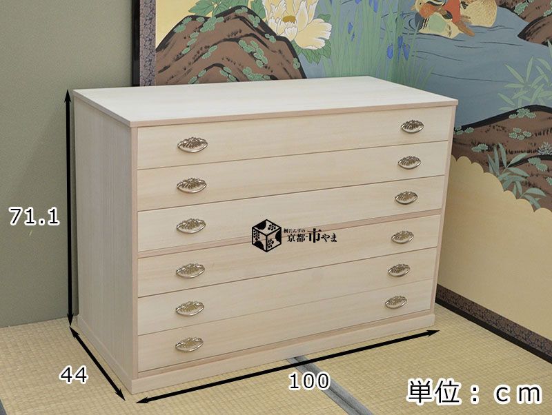 6段桐タンス 着物収納