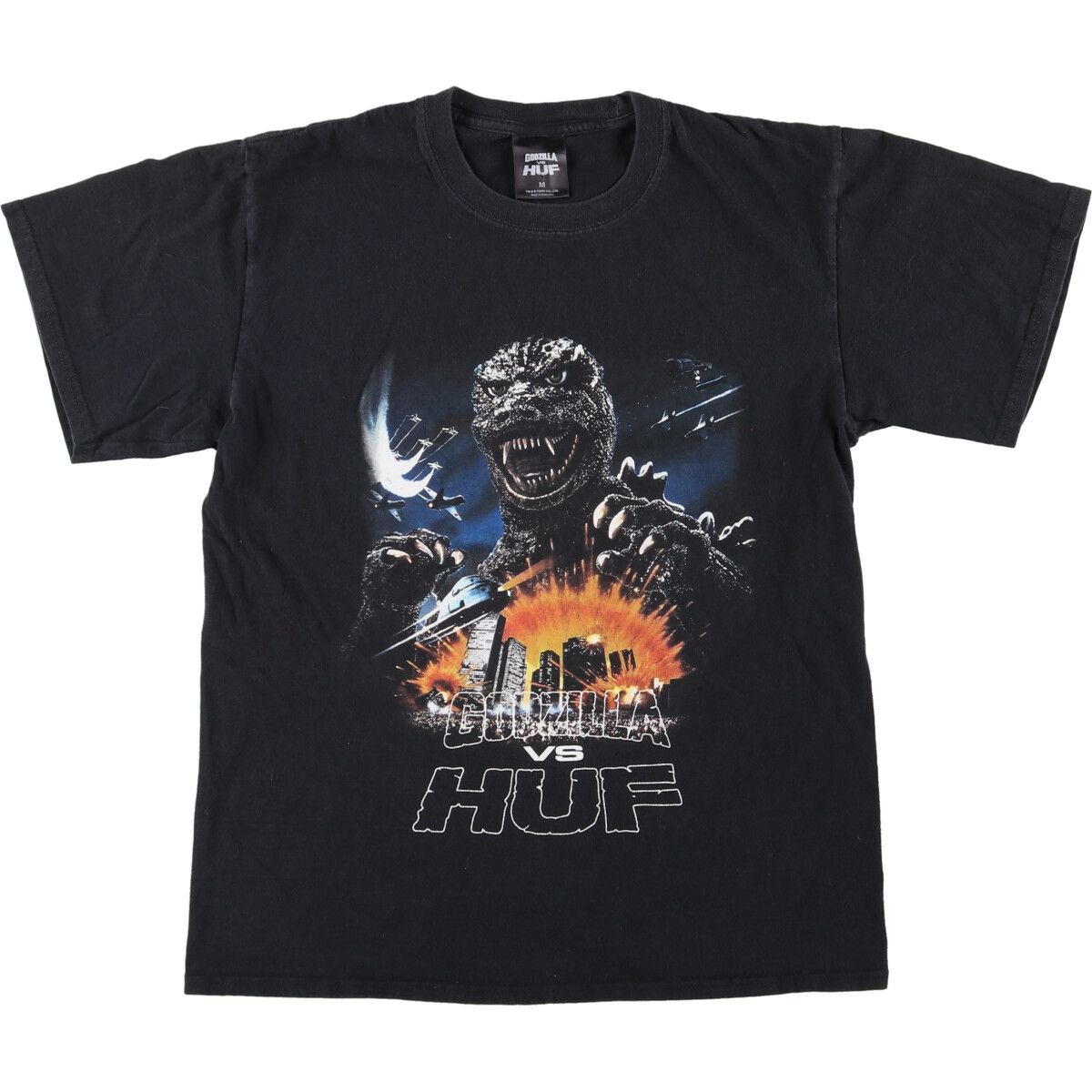 古着 ハフ HUF GODZILLA ゴジラ VS HUF 映画 ムービーTシャツ メンズM/eaa438983