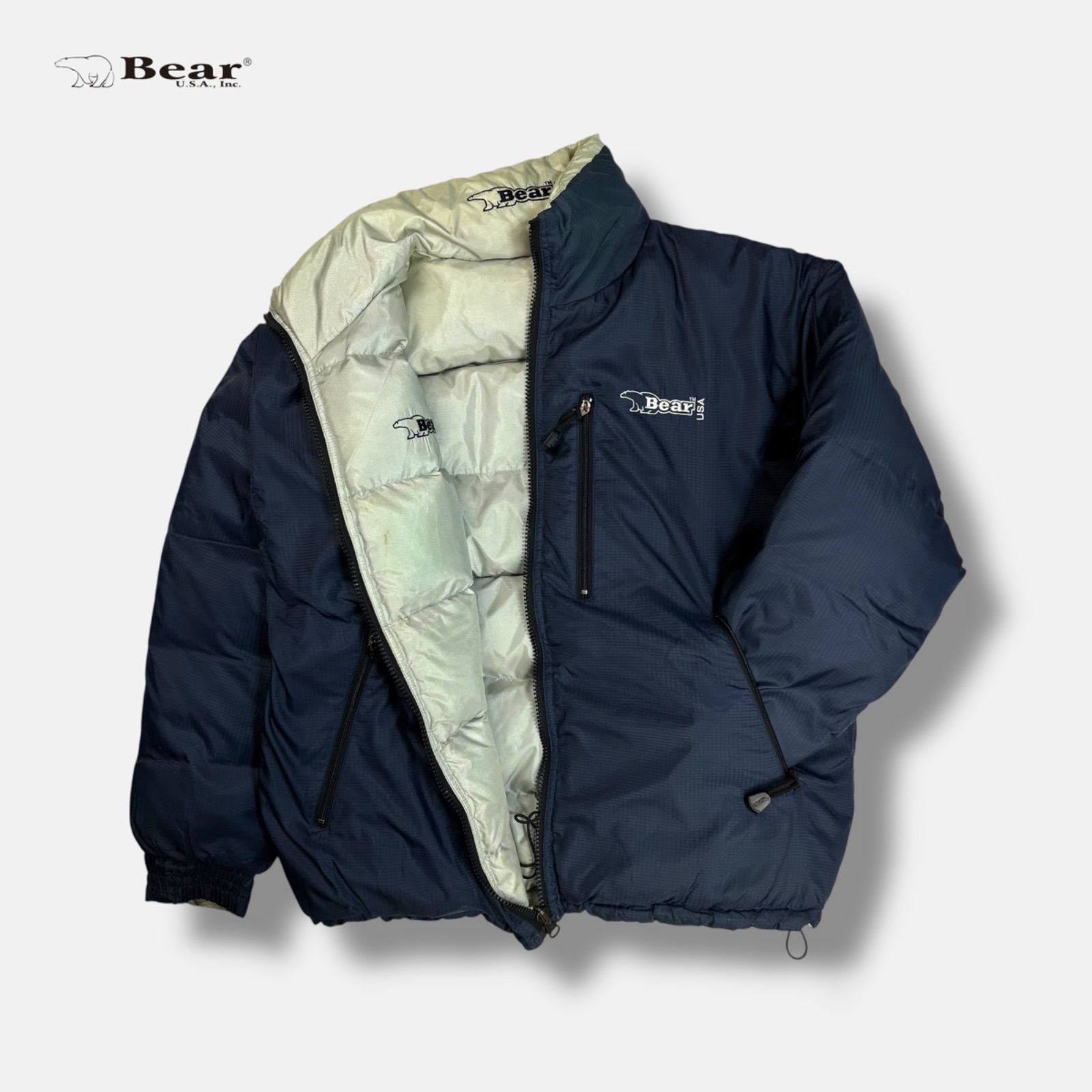 Bear USA リバーシブル ダウンジャケット S - メルカリ
