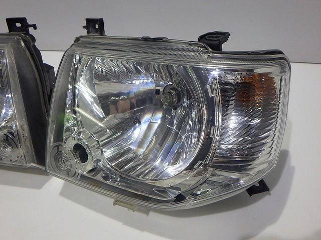 パジェロミニ ヘッドライト左右 ハロゲン H58A 後期 100-37007 コーティング キックス 251004096