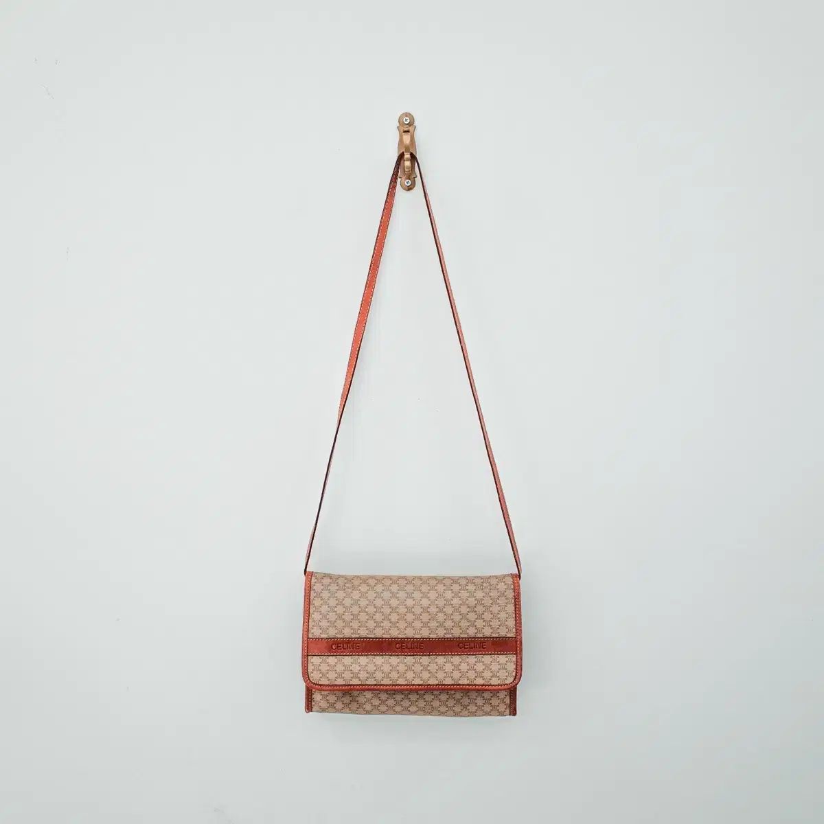 Celine セリーヌ マカダム ツーウェイ ２WAY クラッチ クロスバッグ
