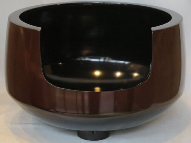 茶道具 釜師和田美之助造「唐銅琉球風炉」刷毛目釜添 共箱【匿名発送】 茶道具 釜師和田美之助造「唐銅琉球風炉」刷毛目釜添