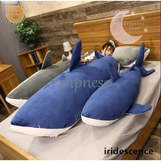 サメぬいぐるみ 魚 巨大 抱き枕 大きい 可愛い動物 寝枕 特大 ふわふわ ぬいぐるみ 女の子 海洋生物 プレゼント 置物 店飾り サメ
