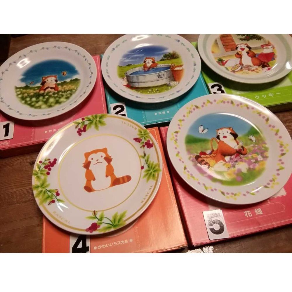あらいぐまラスカル 非売品お皿（飾り） 非売品 あらいぐまラスカル お皿17.7cm 2枚セット - メルカリ
