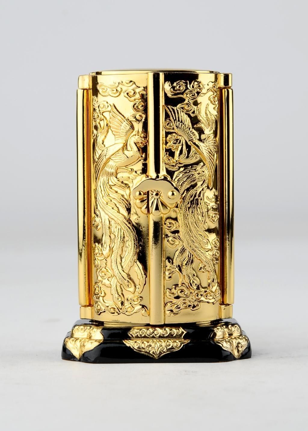 普賢菩薩 - 厨子入り 純金メッキ仕上げ 総高9.7cm 高岡銅器 仏像 WWW_IMPECCABLEHEALTHCARESERVICES_COM