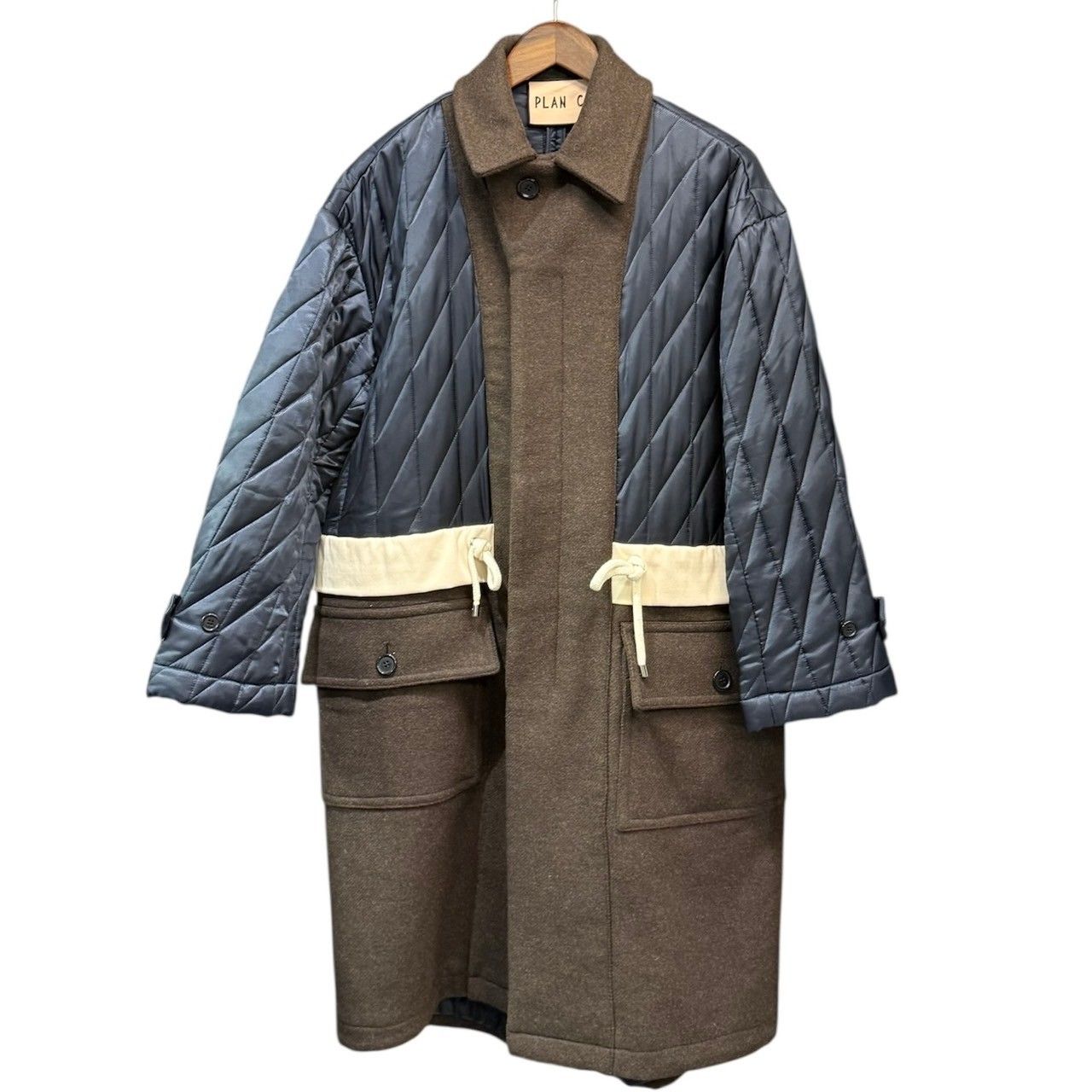 TSUMORI CHISATO ツモリチサト 異素材ドッキングモッズコート 1