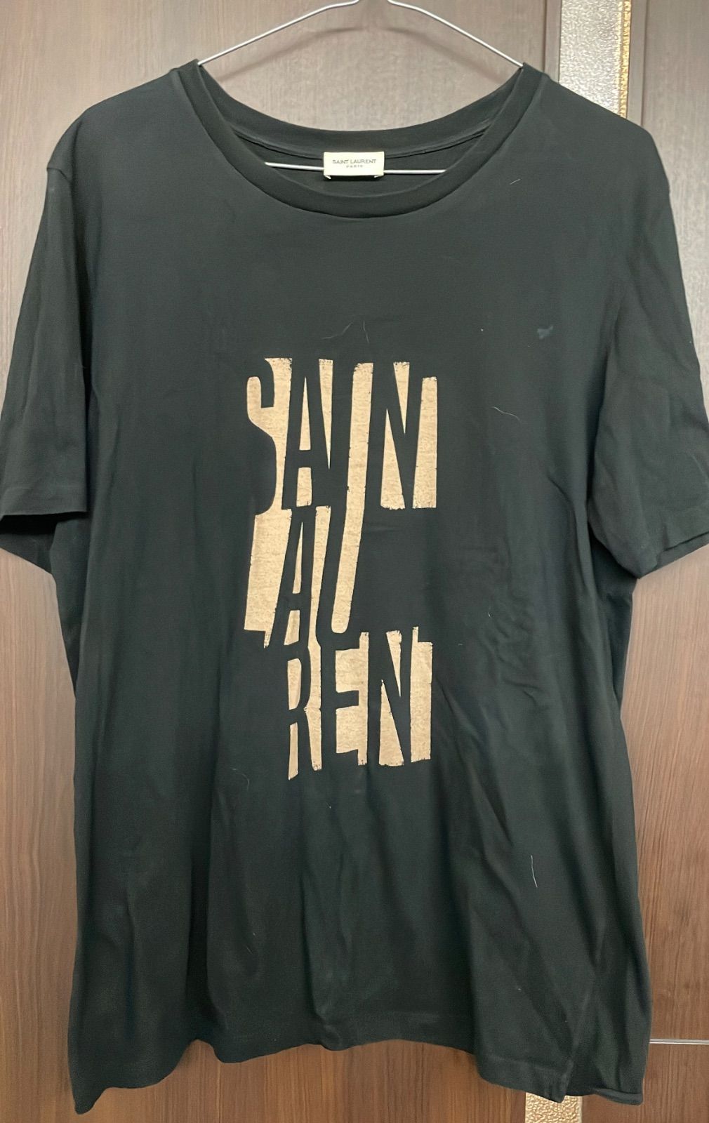 SAINT LAURENT サンローラン Tシャツ 半袖 ブラック