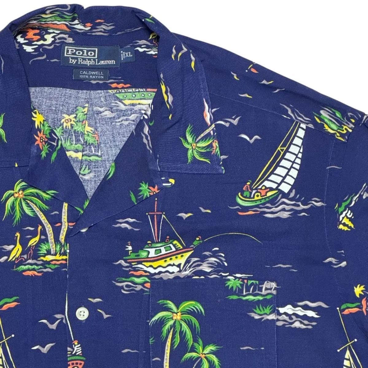 Ralph Lauren caldwell CLAYTON 90s アロハ Ralph Lauren caldwell CLAYTON 90s アロハ ralph lauren aloha