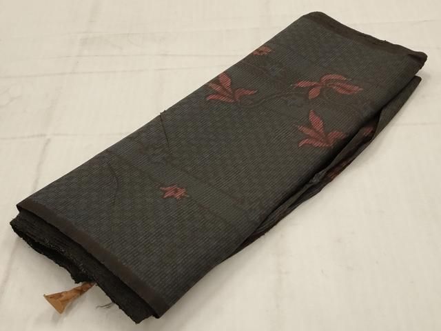 孝子さん専用反物 平和屋着物▽本場大島紬 反物 着尺 花間道 正絹 逸品 未使用