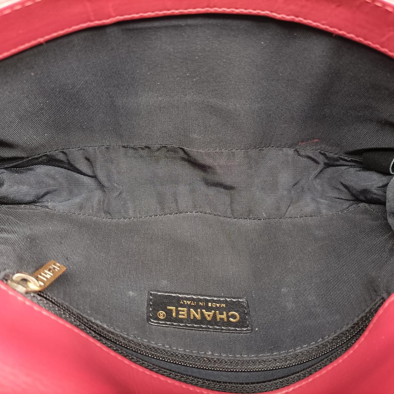 シャネルChanelボーイシャネルレッドレザーA6671315642113