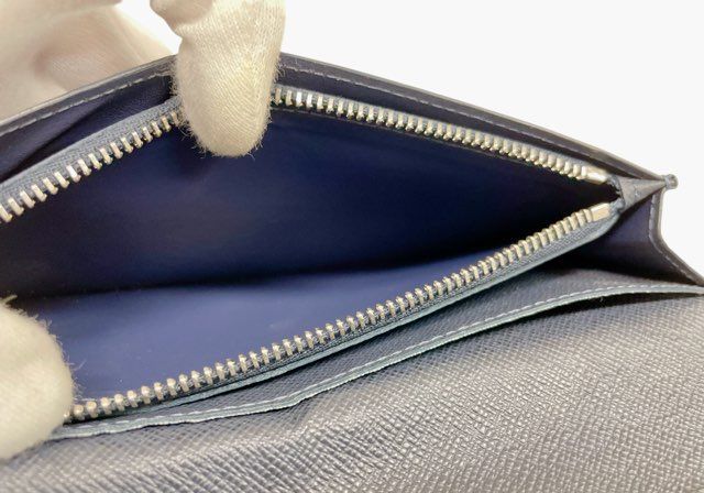 正規品 ルイヴィトン ブルーマリーヌ ブラザ 長財布 タイガ レザー ネイビー 楽天市場】良好 ルイヴィトン 長財布 ポルトフォイユ ブラザNM