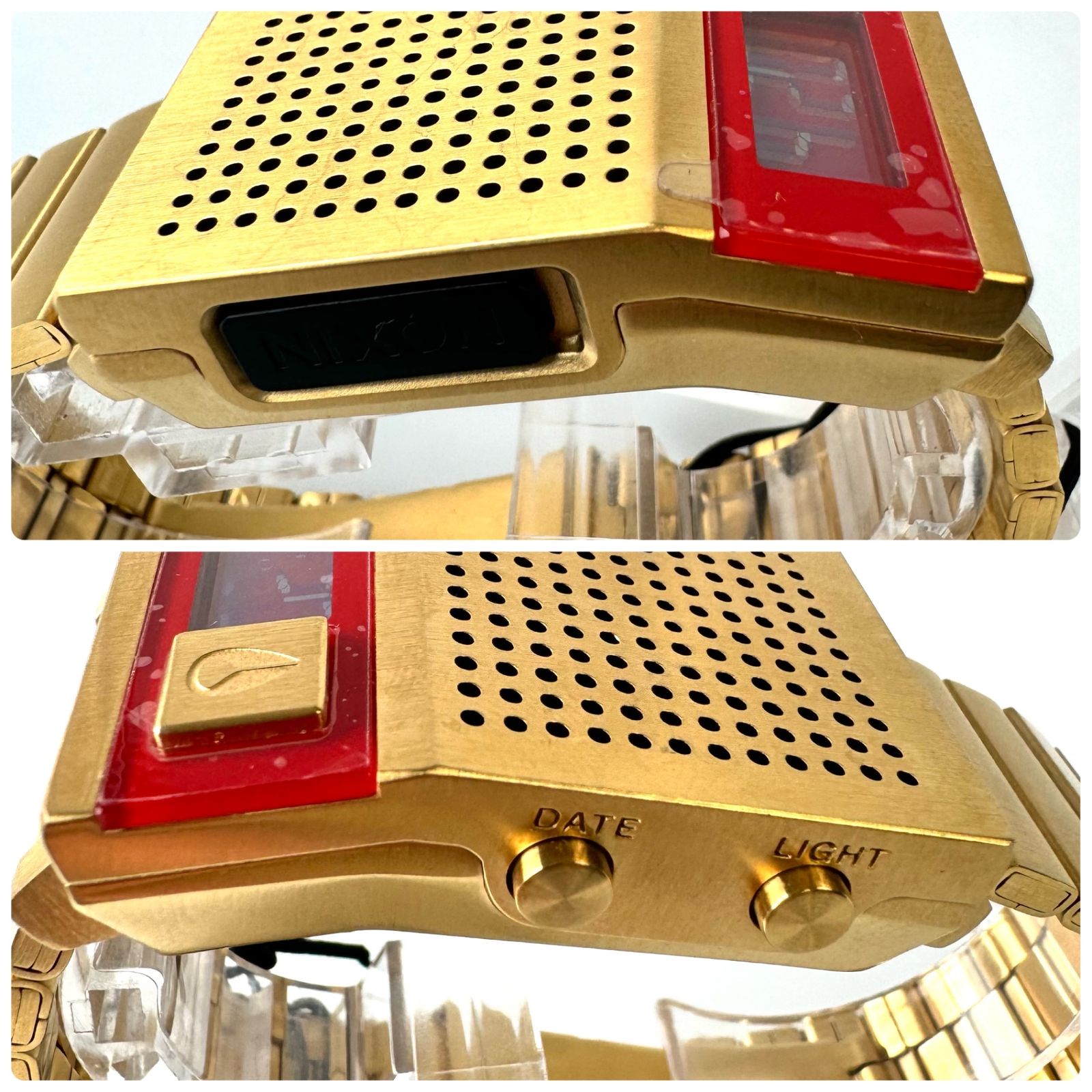 美品】ニクソン NIXON A1266 502 ドークトゥー DORK TOO クォーツ 充電