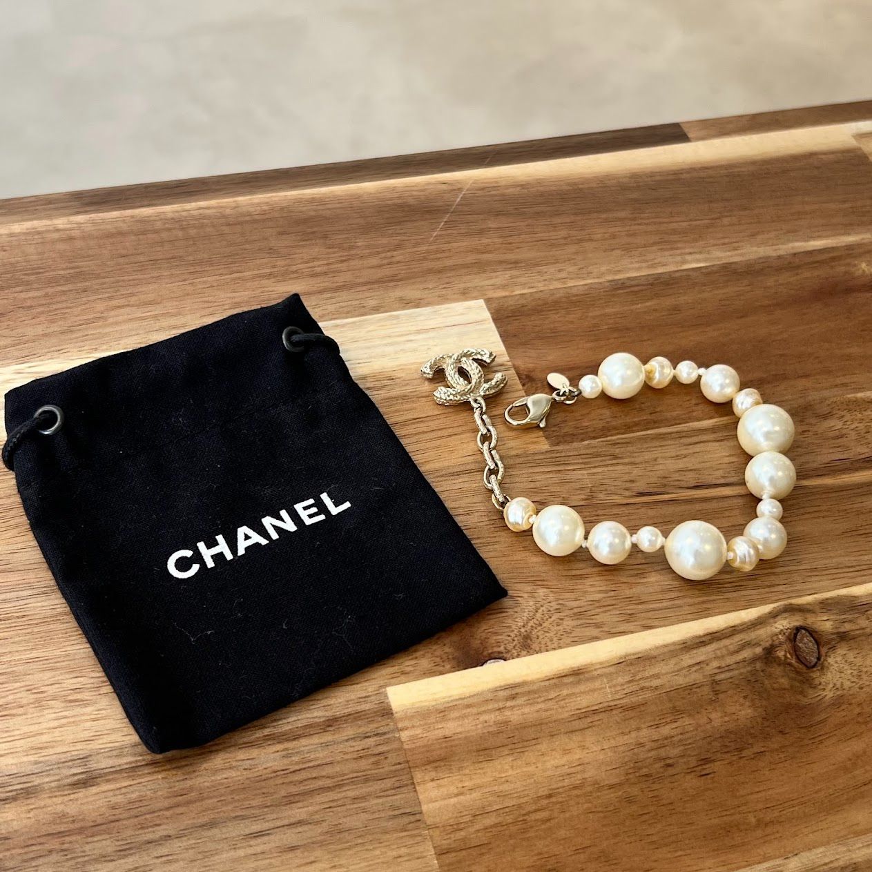 CHANEL シャネル ブレスレット ココマーク バロックフェイクパール ...