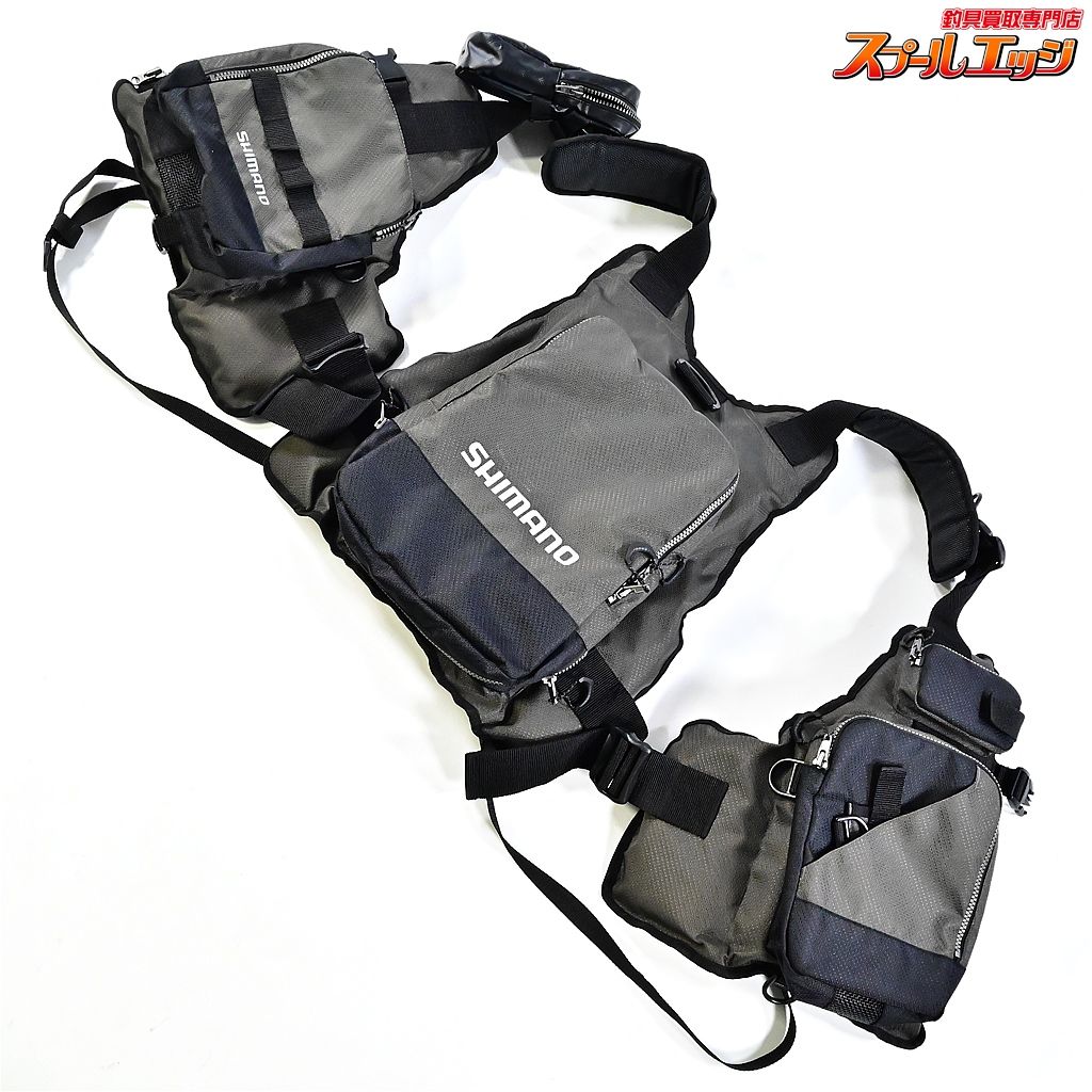 シマノ(SHIMANO) ゲームベスト VF-024U リアルブラック フリー