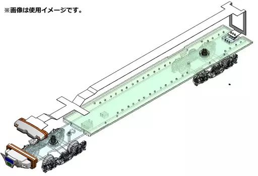 鉄道模型　HOゲージ 1/80 18m級 先頭車用 ヘッドライト・室内灯ユニットセット(2輌分セット) 中古】鉄道模型 HOゲージ 1/80 18m級 先頭車用 ヘッドライト