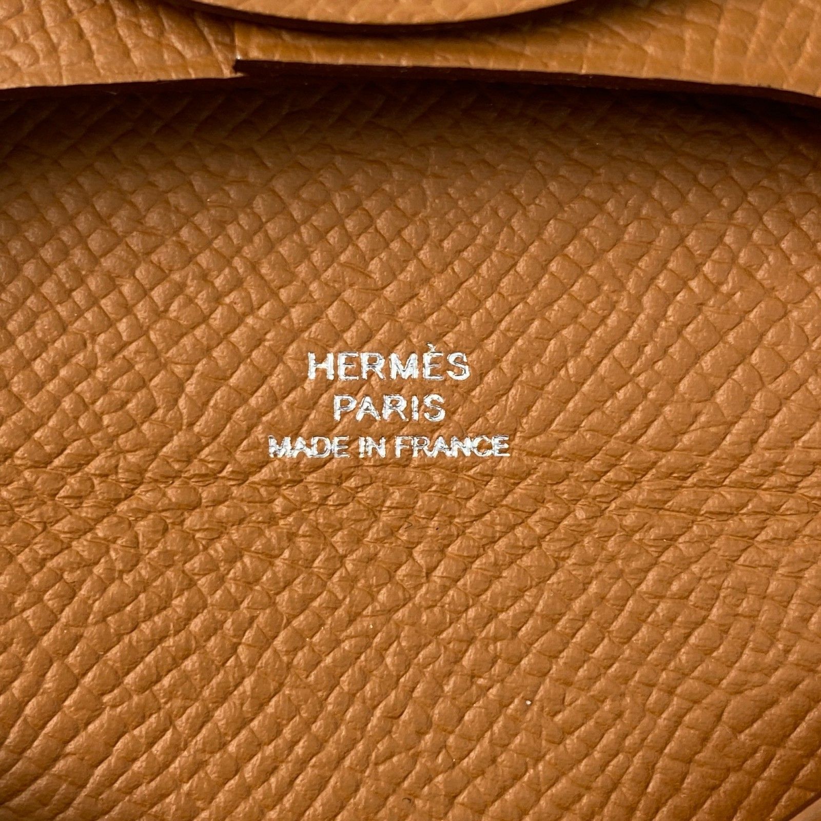 未使用 エルメス HERMES レディース バスティア ゴールド コインケース