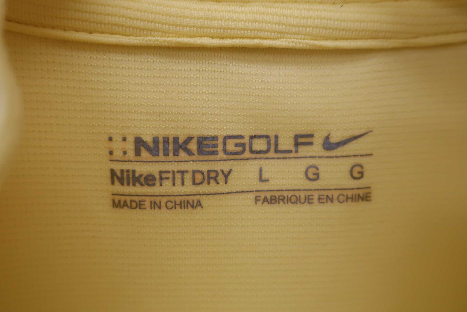 NIKE GOLF(ナイキゴルフ) 半袖ハーフジップシャツ 黄色 メンズ LGG ゴルフウェア 2301-0043 中古 - メルカリ