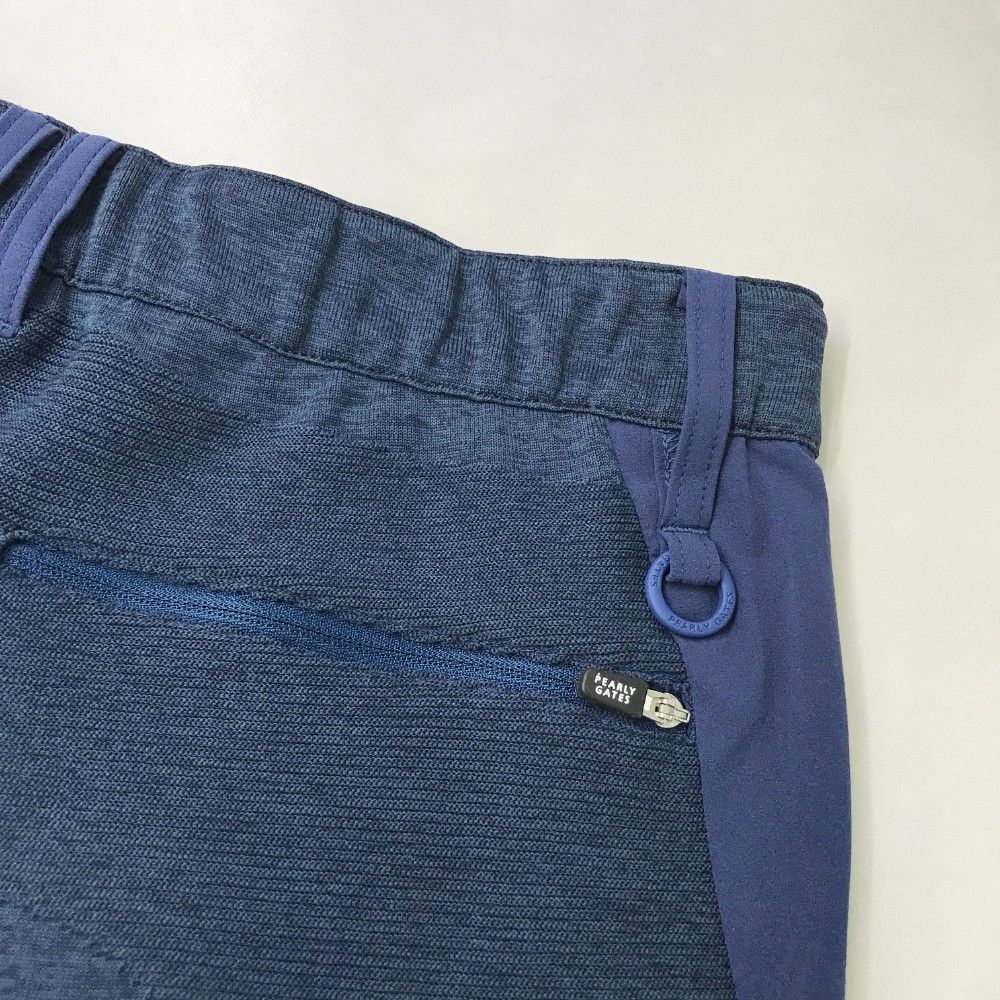 パーリーゲイツ　ニット切替　ゴルフウェア　ネイビー　5サイズ パーリーゲイツ ニット切替 ゴルフウェア ネイビー 5サイズ