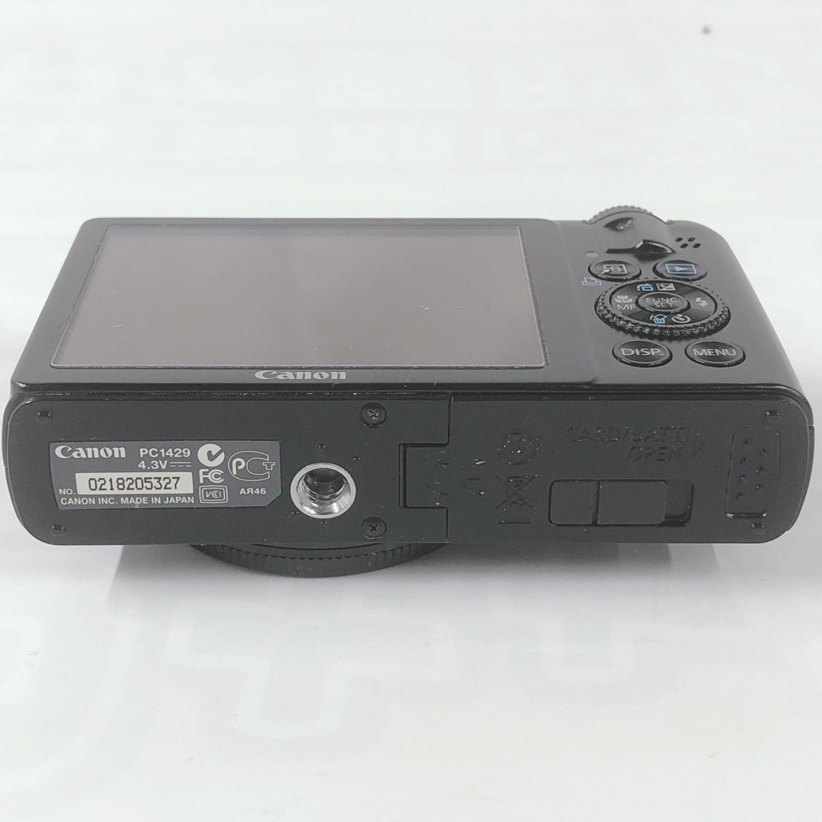 Canon PowerShot S90 PC1429 ブラック デジタルカメラ ジャンク品 