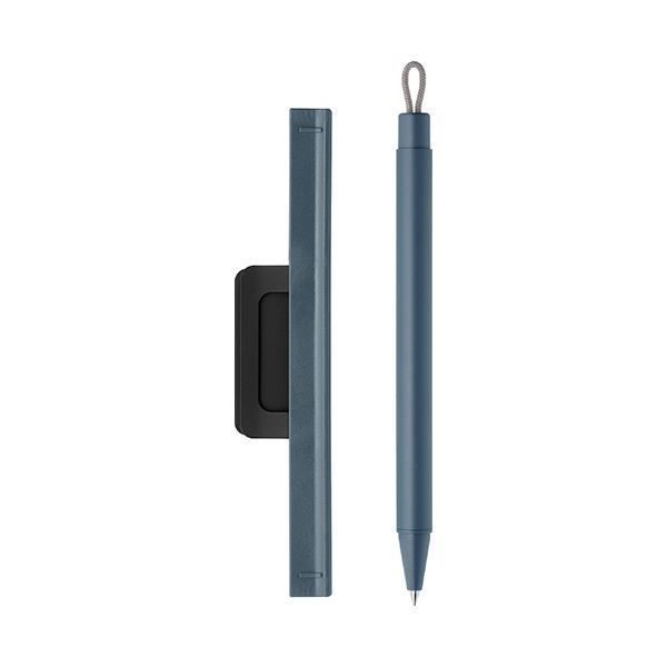 まとめ ゼブラノートホルダー付ジェルボールペン ピタン 0.5mm 黒 軸色 ブルーグレー P-JJ115-BGR 1本 ×5セット