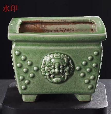 氷割れた青磁の鉢 盆栽鉢 植木鉢 小品盆栽鉢 大品盆栽鉢 氷割れた青磁の鉢 盆栽鉢 植木鉢 小品盆栽鉢 大品盆栽鉢 - メルカリ