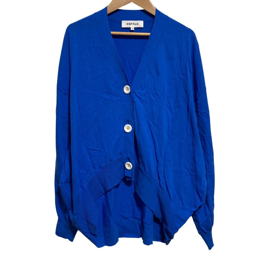良品 23SS ENFOLD エンフォルド HEXAGON CARDIGAN ハイゲージ