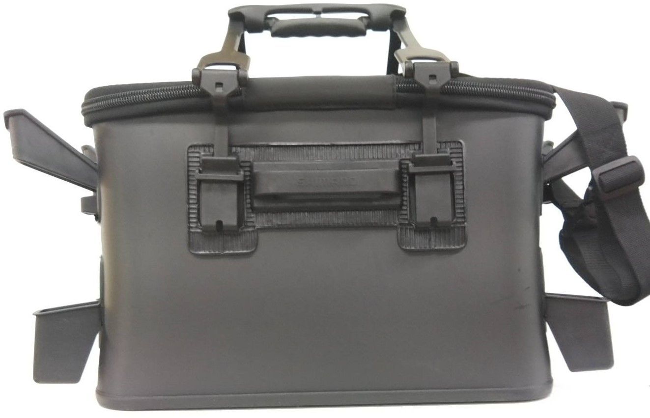 シマノ ロッドレスト タックルバッグ ＢＫ－０２４W ２７Ｌ レスト４ ハードタイプ ロッドホルダー付き 道具入れ バッカン 船 オカッパリ ０８