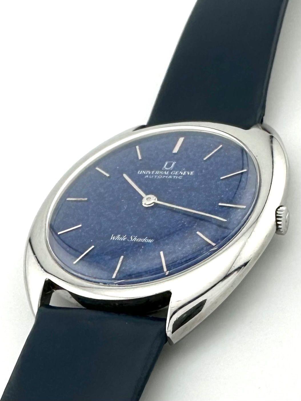 UNIVERSAL GENEVE 866101 ホワイトシャドウ ラピス 自動巻き時計
