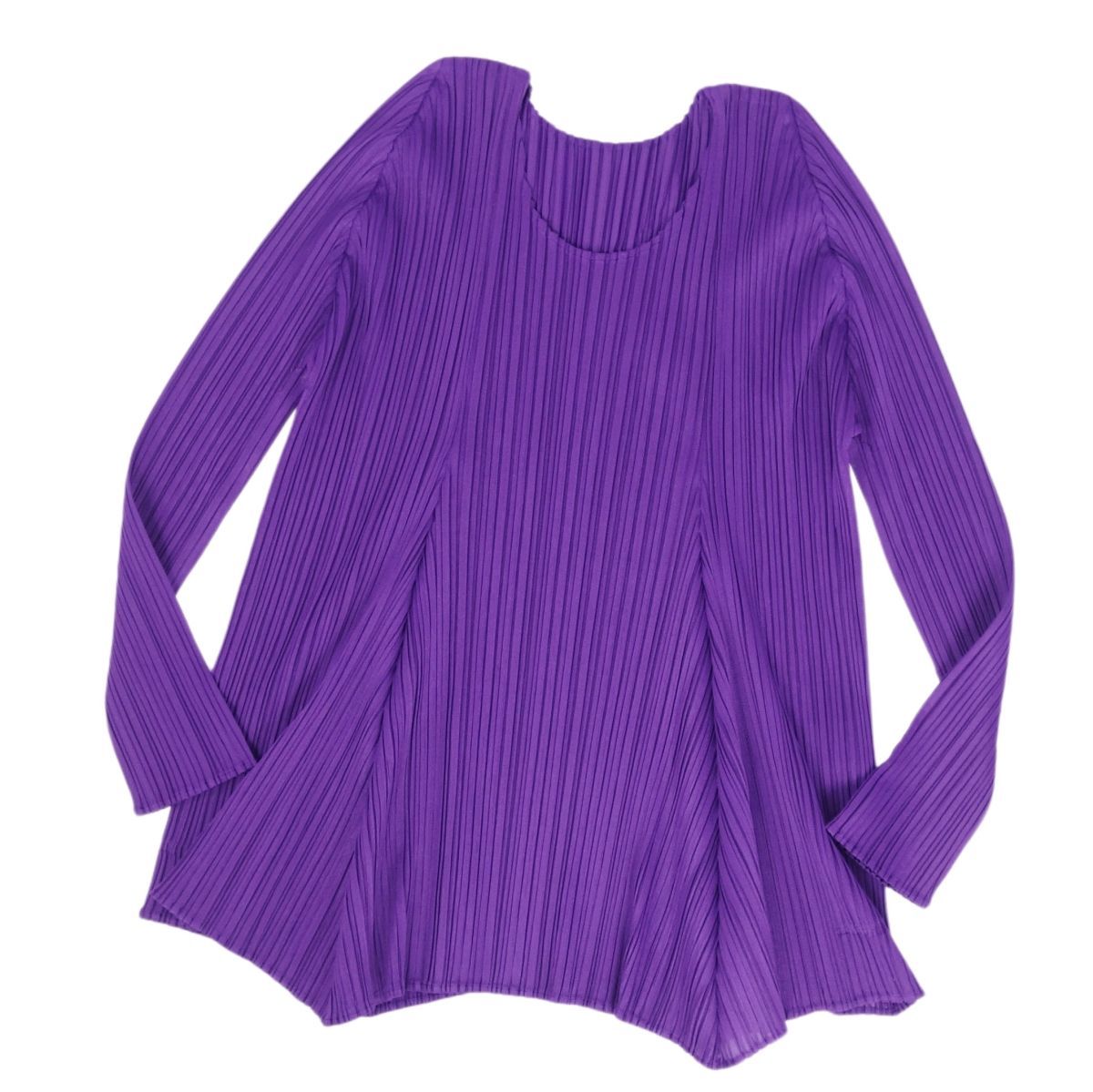 美品 プリーツプリーズ イッセイミヤケ PLEATS PLEASE シャツ ブラウス