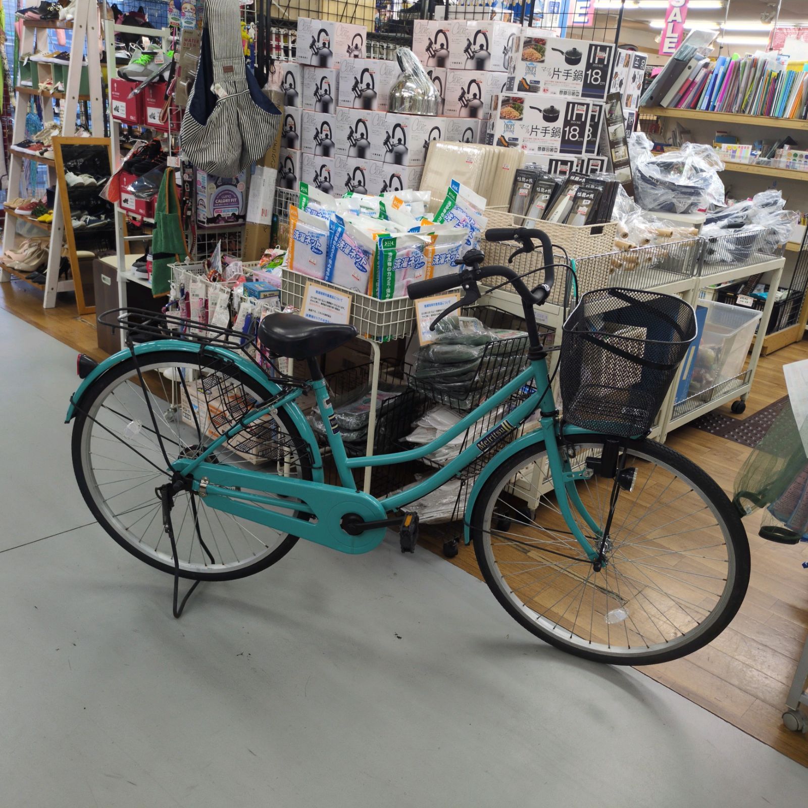 J307 ☆サビキズ使用感☆普通自転車☆ELARGIR☆6段☆LEDオート☆26インチ