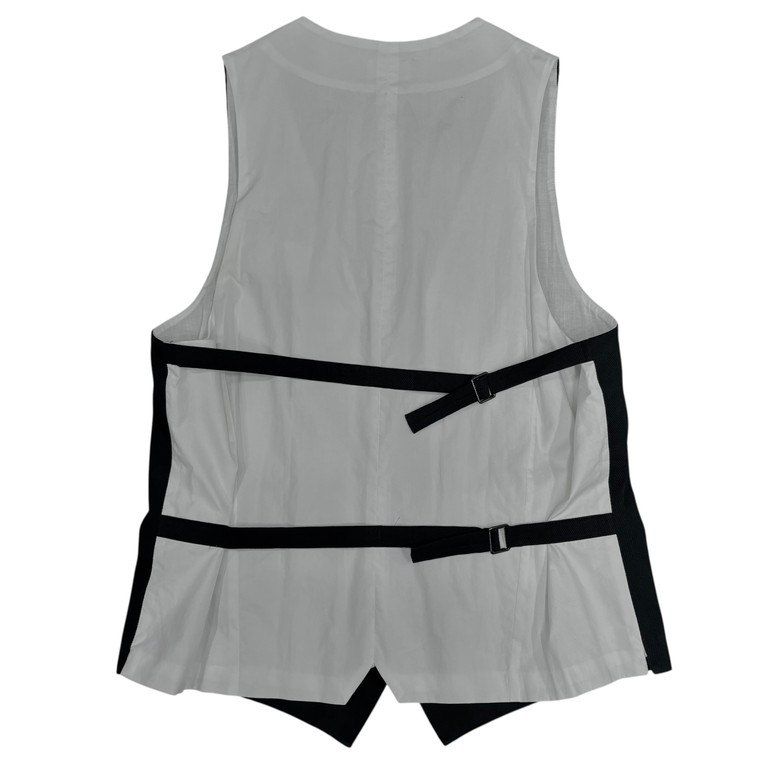 ANN DEMEULEMEESTER 背中ベルト ロングジレ/ベスト 38 2639071808.jpg?1753260853