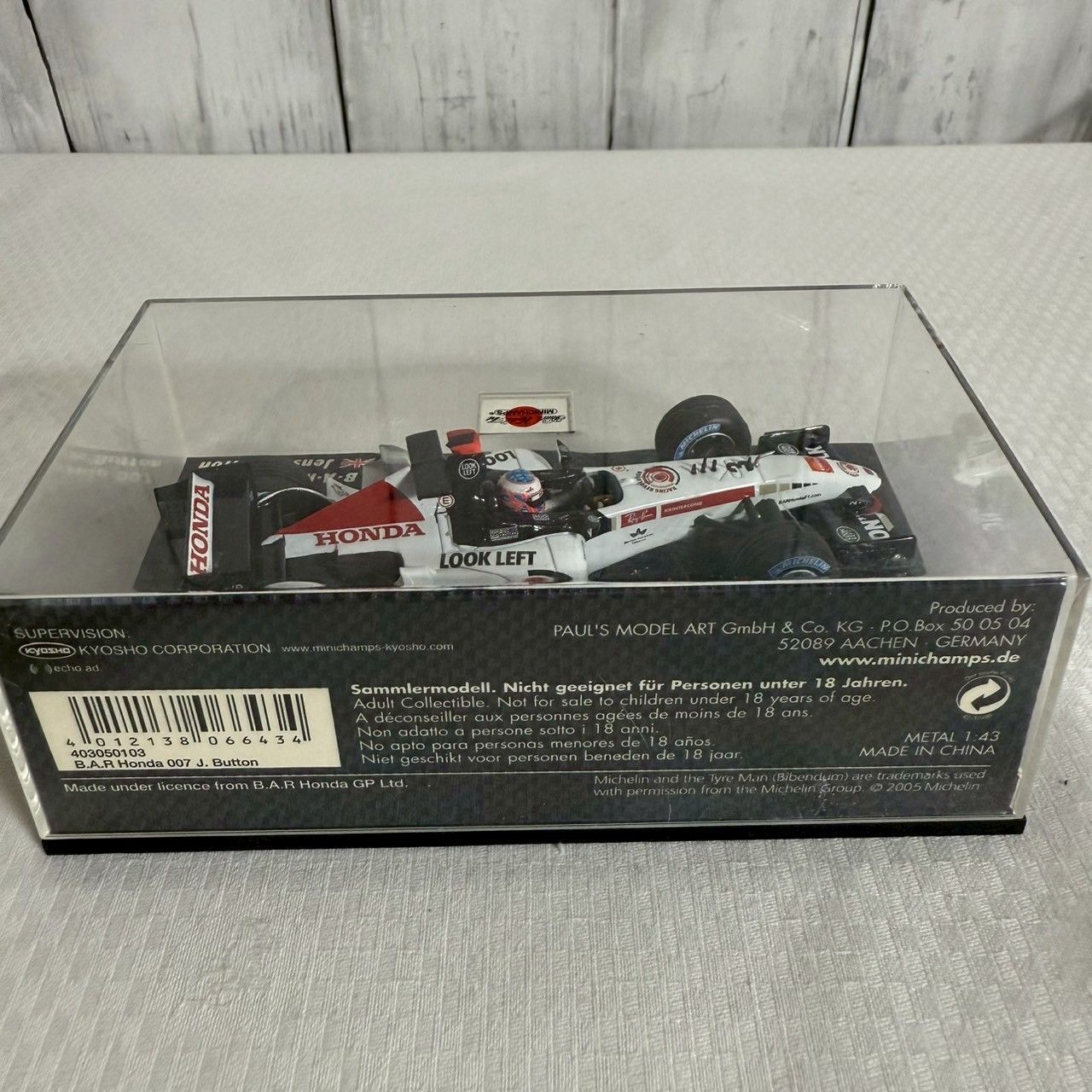 F1 ミニカーコレクション 1/43 スケール　8台セット 値下げ交渉歓迎] F1ミニカー 1/43 BAR Honda 佐藤琢磨