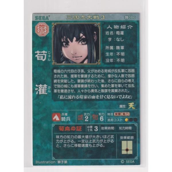 三国志 三国志大戦3 呉073 R陸遜 : collect place 凡神帝 - 通販