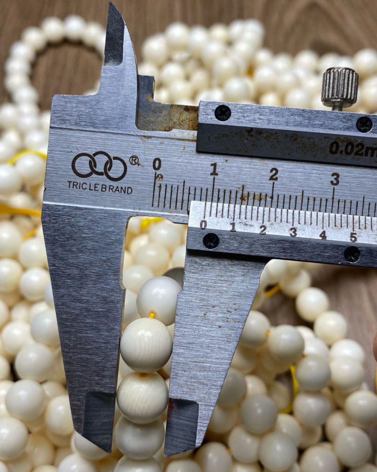 天然マンモス牙美しい手作り彫刻2原皮ハンド ブレスレット