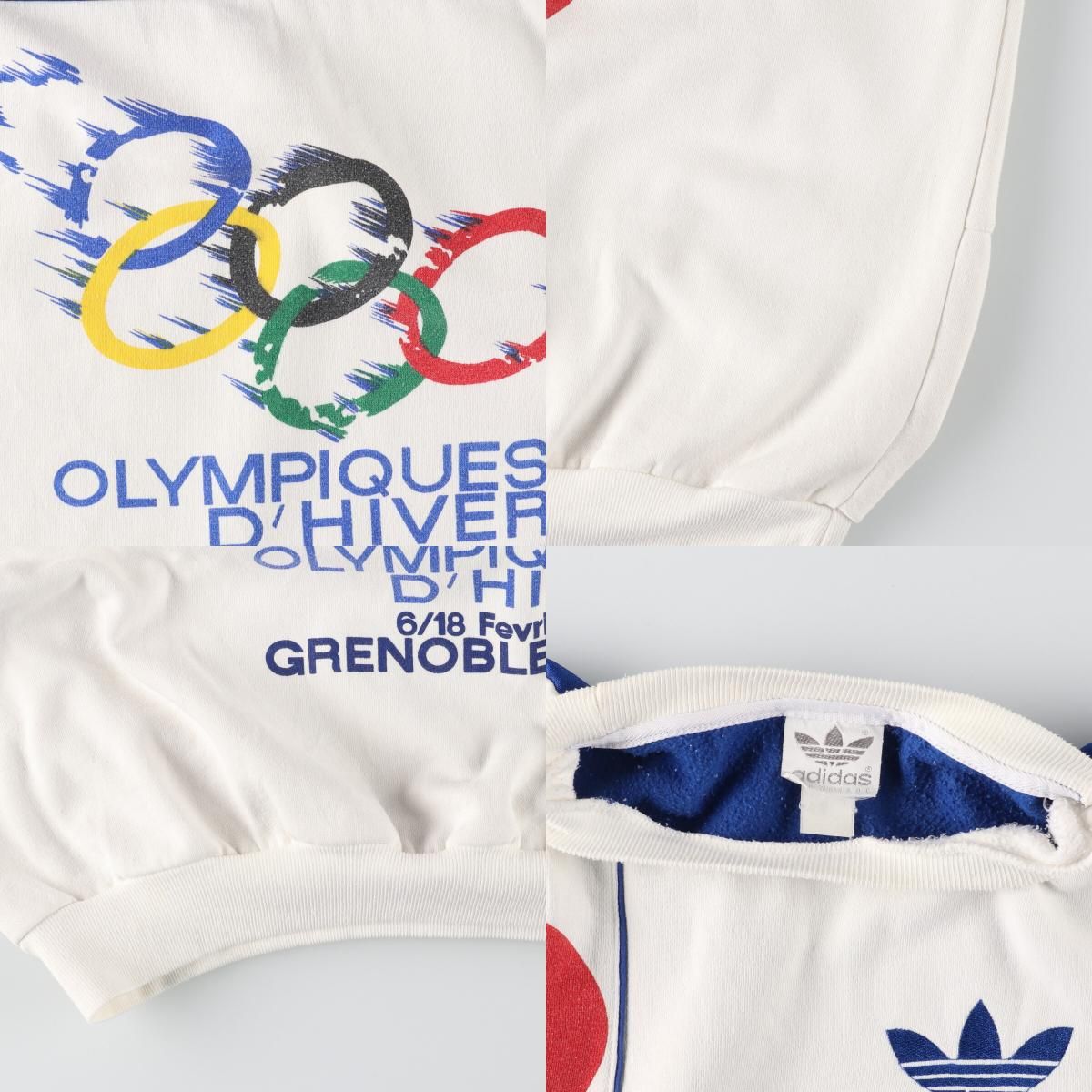 希少！80's adidas 札幌冬季オリンピック スウェット 日の丸 vintage 90's Tシャツ アメリカ古着 adidas アディダス 1972年札幌オリンピック冬季五輪スウェット