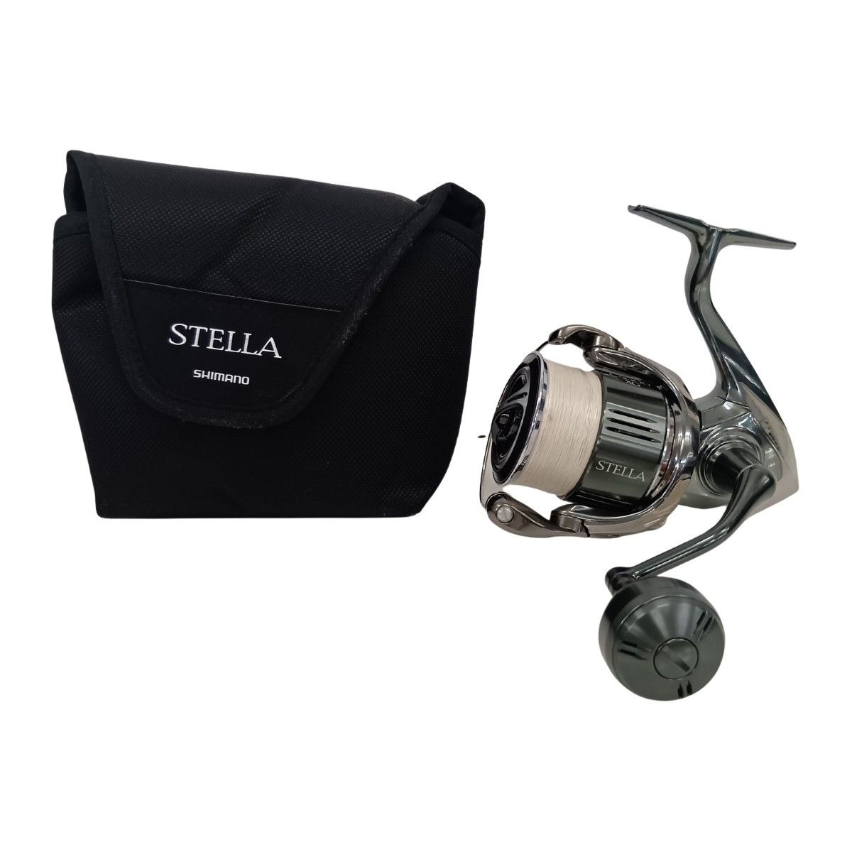 SHIMANO - SHIMANO シマノ 043979 釣り用品 リール スピニングリール 22ステラ C5000XG-K キズ有 程度B リールホルダー SHIMANO シマノ 043979 釣り用品 リール スピニングリール 22