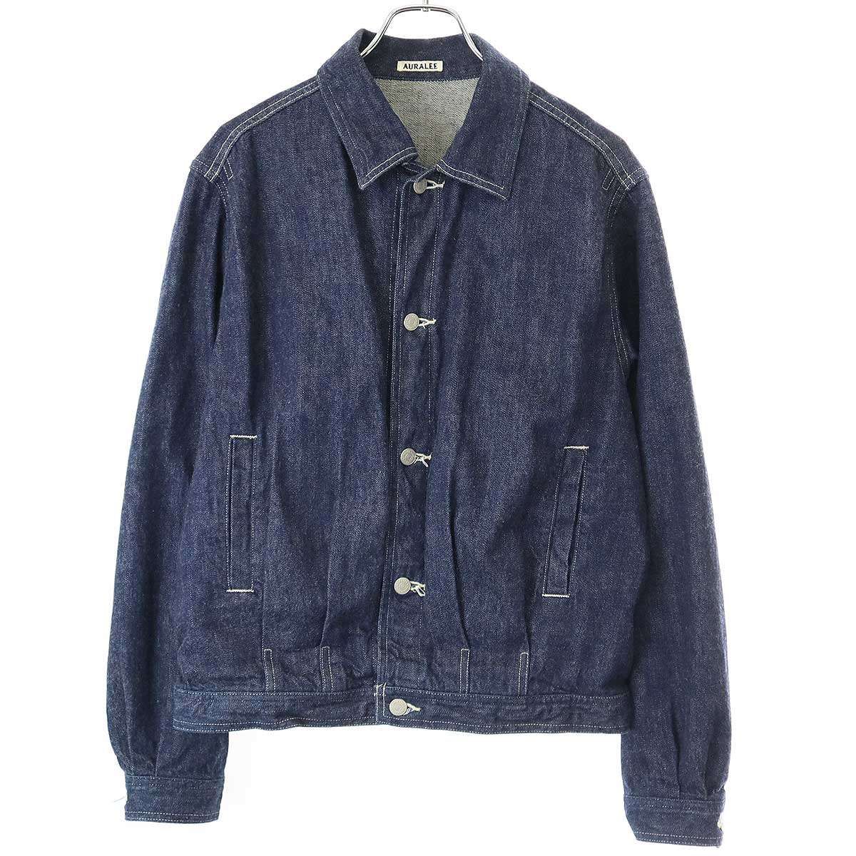 AURALEE オーラリー 22SS SELVEDGE LIGHT DENIM BLOUSON デニム 
